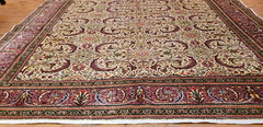 Decorative Cr1930-1939s Antique Wool Pile Natural Dye Hereke Rug 6’6″×9’6″