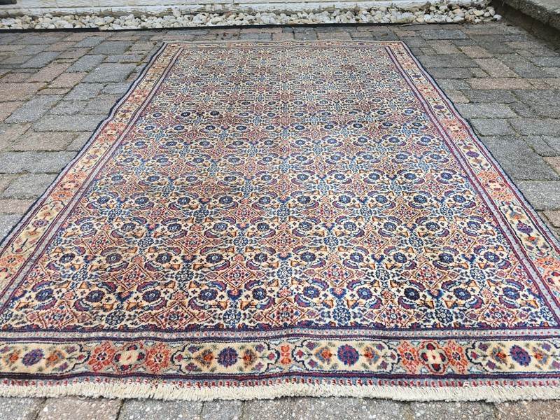 4.1 x 6 KAZAK ANTIQUE HERIZ RUG CAUCASIAN SERAPI OUSHAK KAZAK SHIRVAN gallery