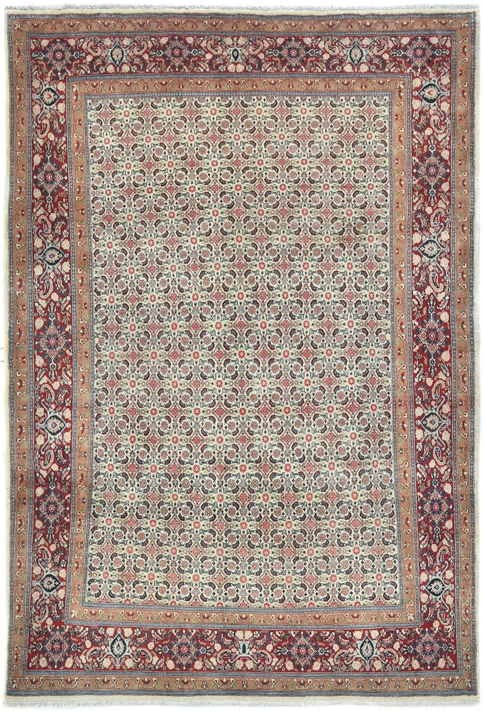 Vintage Oriental Rug Allover Traditional Design Living Room Large Carpet 7X10 ft