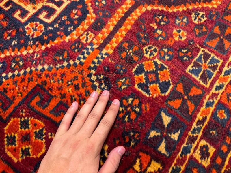 Fine Antique Caucasian Shirvan Rug 4x8 Fine Handmade Vintage Oriental Rug Kazak gallery