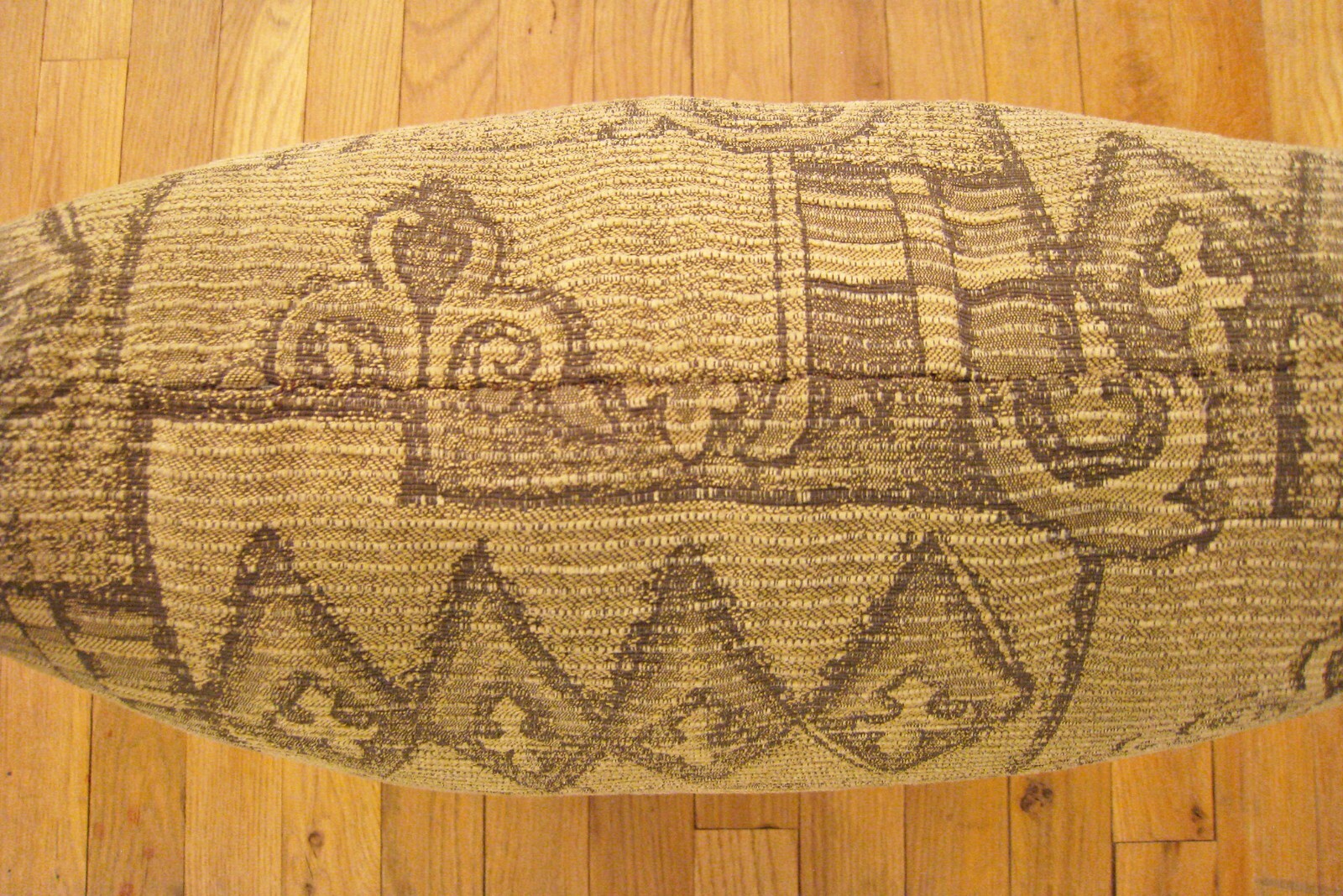 Vintage Floro-Geometric Fabric Pillow; Size 1'8” x 1'6” with FREE SHIPPING! gallery