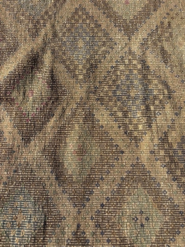 Vintage Beige Cicim Kilim Rug from Afyon, Turkey (268 cm x 186 cm) gallery