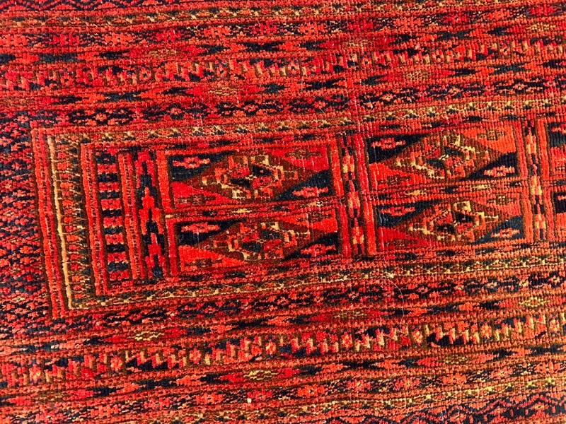 1x4 Red Vintage Afghan Runner Rug Hand Knotted Wool Tribal Entryway Bohemian gallery