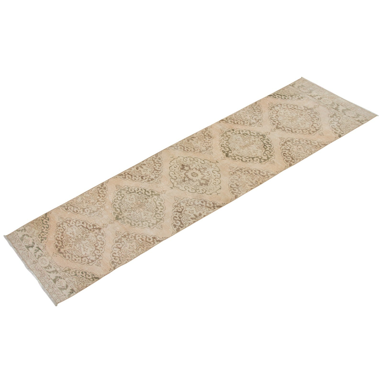 Turkish Runner,Vintage Runner,Oushak Rug,2'11 X 12'2 feet Runner Rug,Floor Rug gallery
