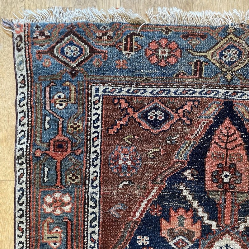 Vintage Rug 3' 4 x 5' 5 Brown Hand Knotted Tribal Oriental Rug gallery