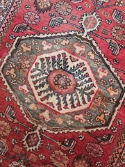 4.1×6.5 ANTIQUE FINE CAUCASIAN SERAPI HERIZ VINTAGE USHAK KAZAK RUG