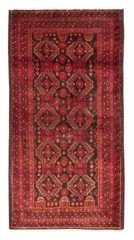 Traditional Vintage Hand-Knotted Area Rug 3’3″ x 6’3″ Oriental Wool Carpet