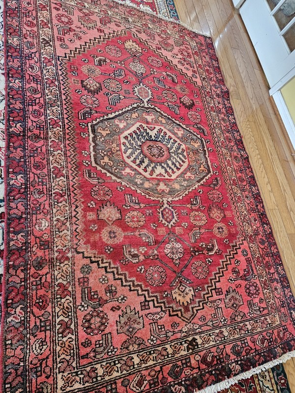 4.1x6.5 ANTIQUE FINE CAUCASIAN SERAPI HERIZ VINTAGE USHAK KAZAK RUG gallery