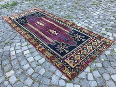 8.6 X 3.7 Ft ,Turkish Runner Rug Kitchen Runner Rug Vintage Antique Rug