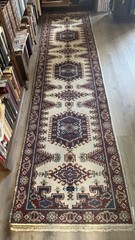 10’1”x2’6” Hand Knotted Oriental India Wool Rug Runner