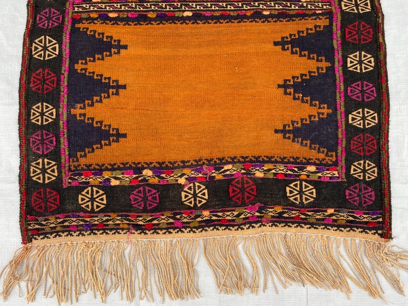 2x6 ft Turkmen Handwoven Afghan Runner Hallway Antique Tribal Traditional Kilim gallery