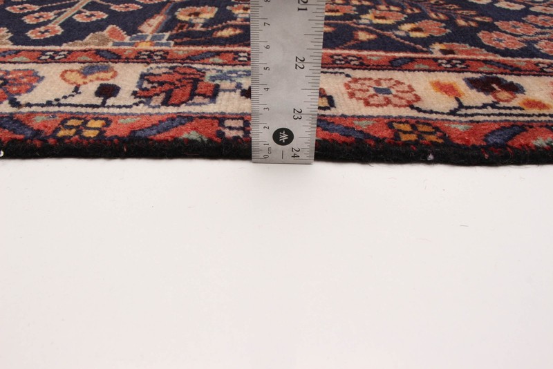 3'5" x 10'7" Vintage Hand-knotted Runner Rug Traditional Oriental Wool Carpet gallery