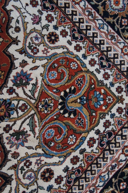 Vintage Oriental Tribal Floral All Over Medallion Wool Area Rug Carpet 7' x 10' gallery