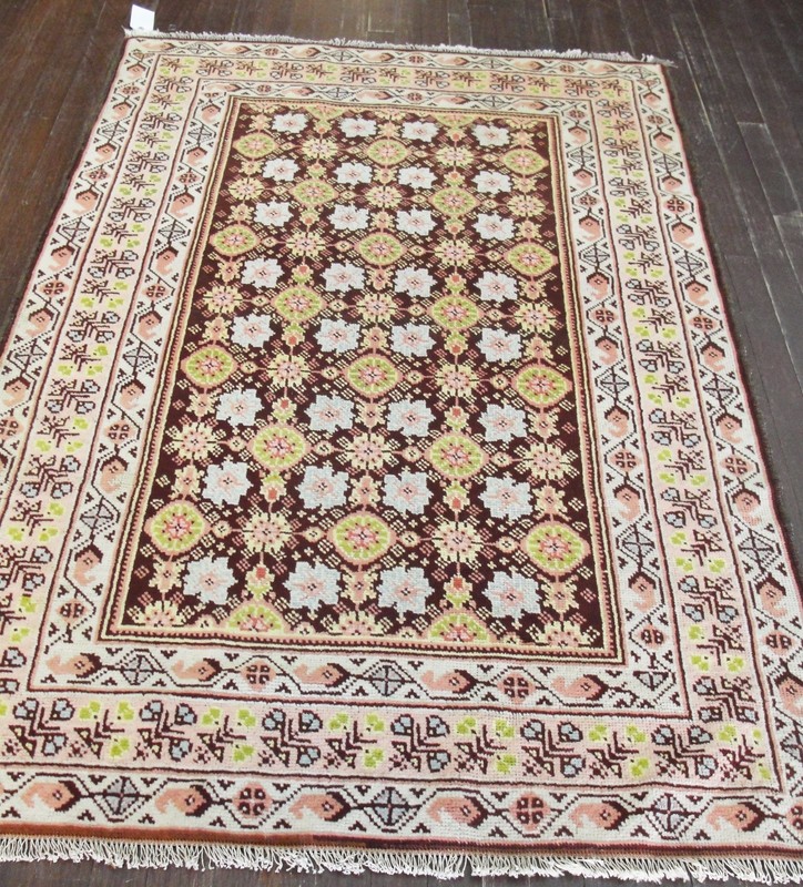 3'9" x 6'2" Unusual Old Caucasian Rug, Great Colors.#16812 AS IS gallery