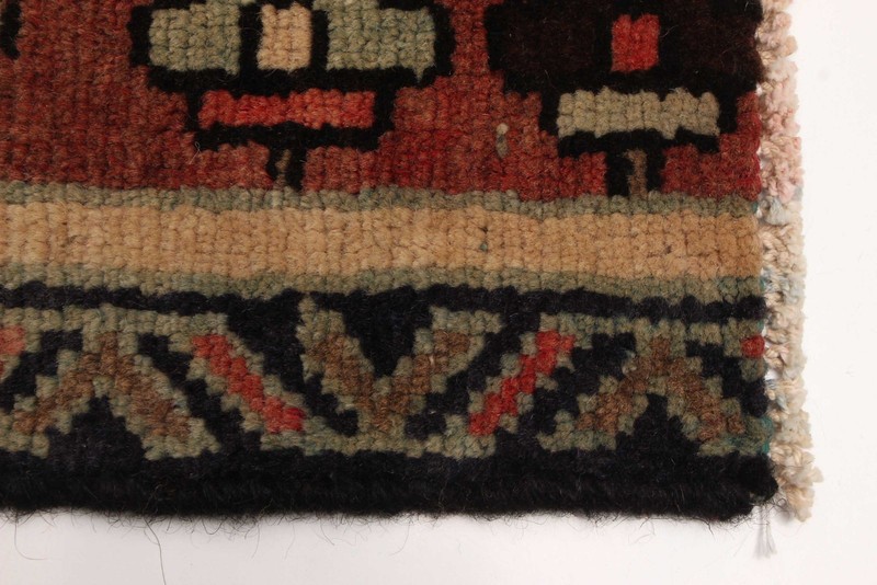 Vintage 3'3" x 4'8" Traditional Hand Knotted Vegetable Dye Wool Area Rug gallery