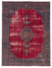 Vintage 7’2″ x 9’7″ Traditional Hand Knotted Vegetable Dye Wool Area Rug