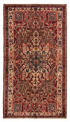 Vintage Hand-Knotted Area Rug 5’4″ x 9’10” Traditional Oriental Wool Carpet