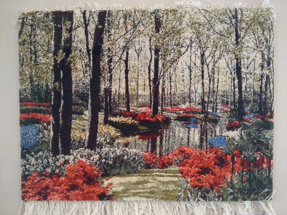 GENUINE TABRIZZ PICTORIAL TABLEAU RUG