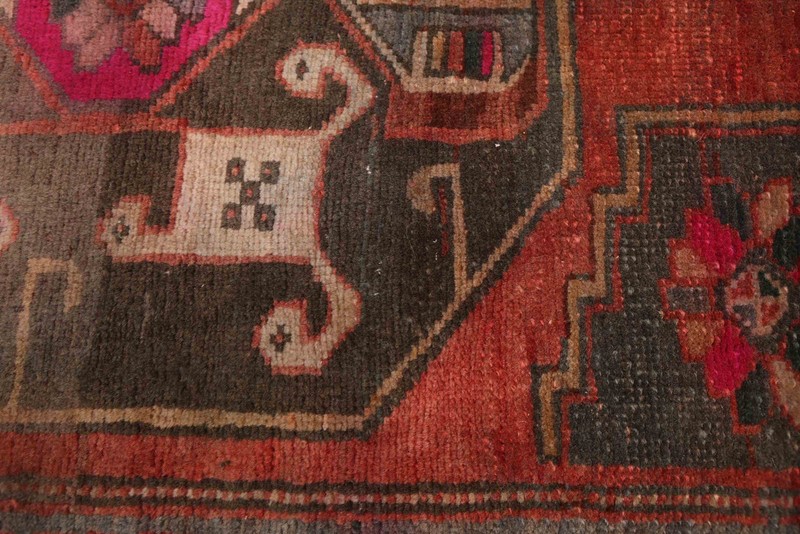 Vintage Hand-knotted Runner Rug 3'8" x 13'10" Traditional Oriental Wool Carpet gallery
