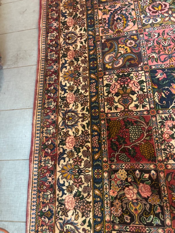SEMI ANTIQUE. 14X10 HAND MADE RUG. FULL PILE. CARPET gallery