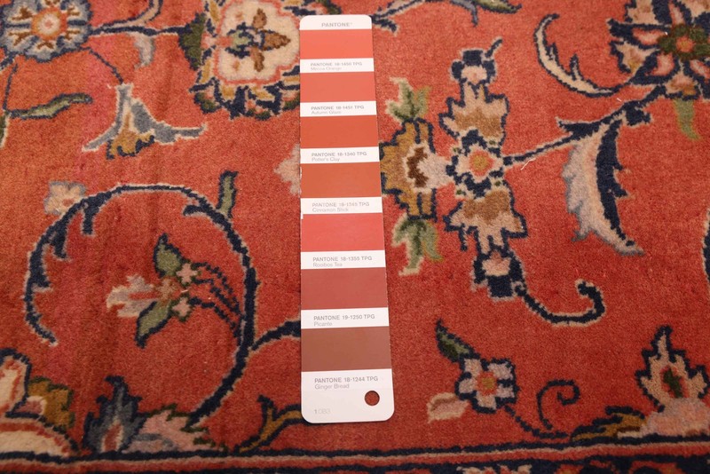 Vintage 8'10" x 11'10" Traditional Hand Knotted Vegetable Dye Wool Area Rug gallery