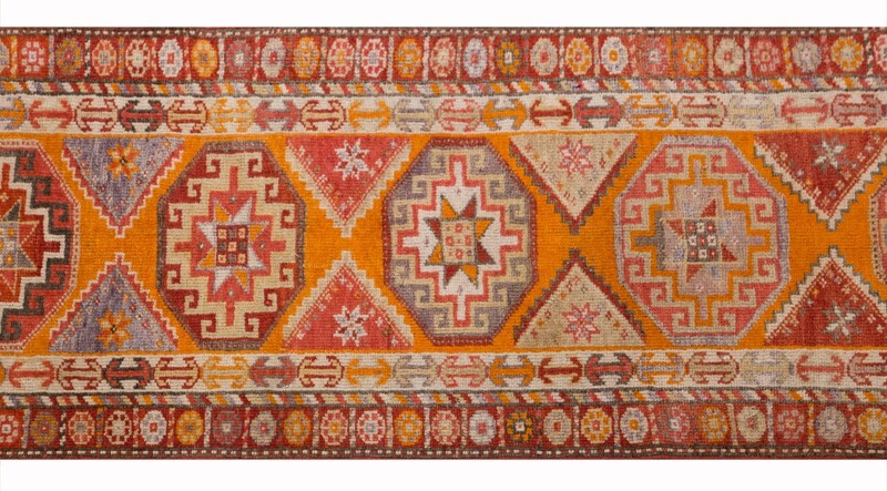 60+ Year Old One-of-a-Kind Kurdish Herki Runner 91x327 cm / 3x10.7 ft gallery
