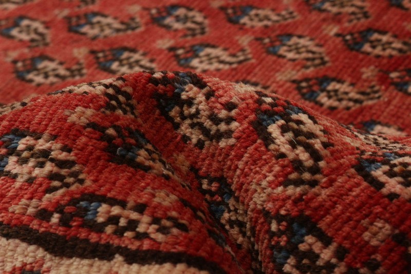 Vintage Hand-knotted Runner Rug 4'3" x 10'10" Traditional Oriental Wool Carpet gallery