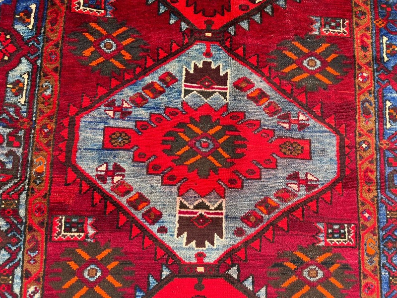 4'2 x 6'9 ft Vintage Turkish-Inspired Medallion Design Soft Wool Rug Bedroom Rug gallery