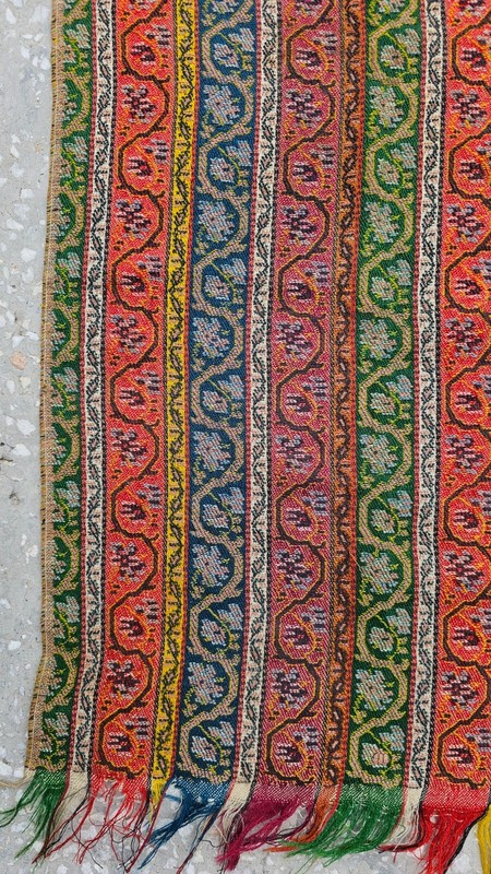 3x3 Antique rug, wool rug kilim, wall decor, antique fabric, old fabric, Sivas gallery