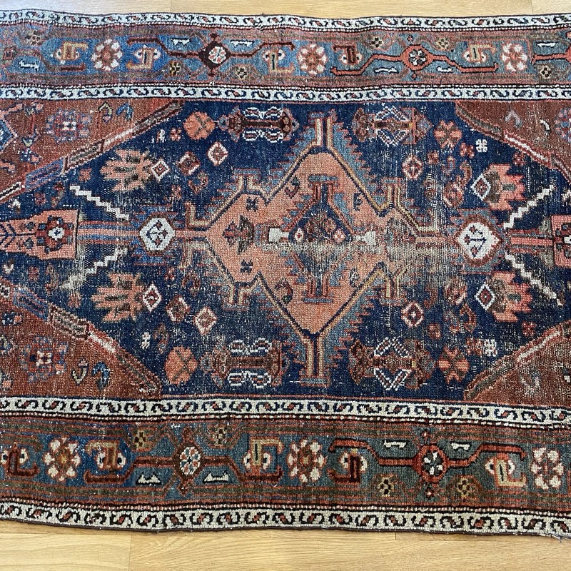 Vintage Rug 3' 4 x 5' 5 Brown Hand Knotted Tribal Oriental Rug gallery