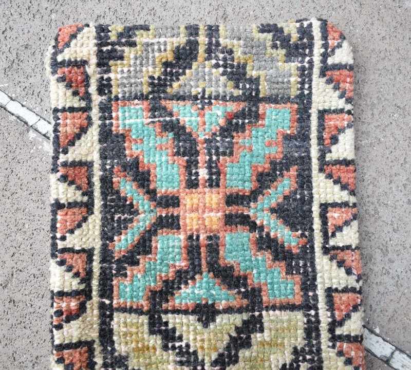Turkish Carpet Pillow Cover Rug 10'' x 36'' Decorative Handmade Cushion Cover gallery