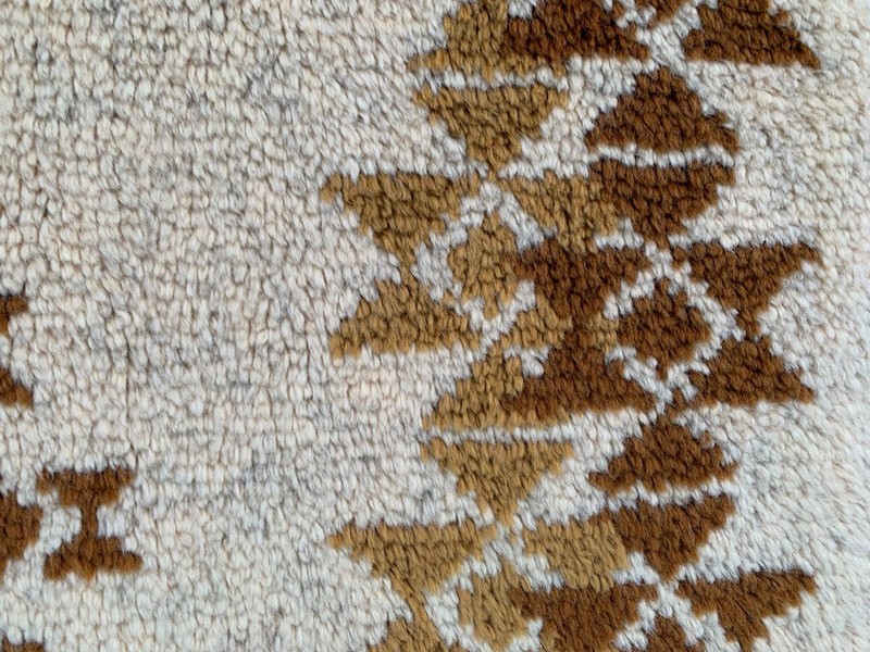Vintage Mid-Century Scandinavian: Long-Pile Rya Shags, Traditional Rug (2x4 ft.) gallery