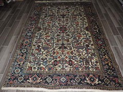 6x9ft. Handmade Heriz Wool Room Size Rug