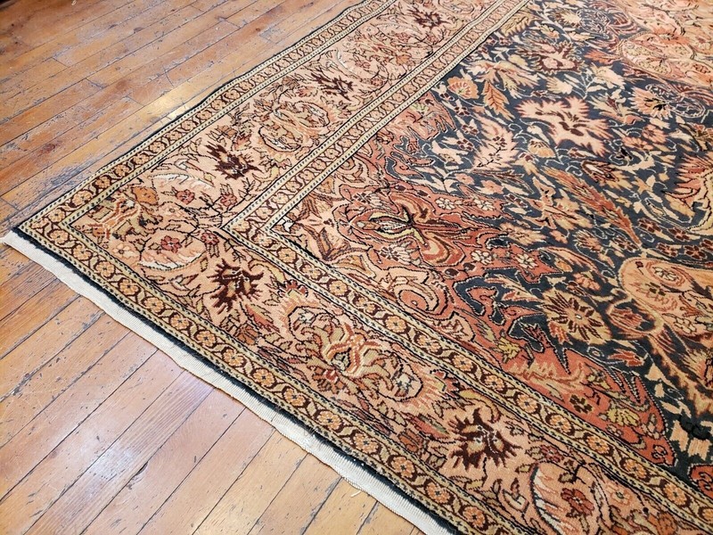 7x10ft Turkish Area Rug | Handknotted Living Room Rug by 7x10ft Turqoise Color gallery
