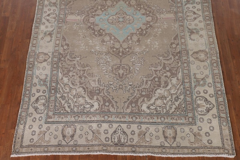 Light Brown Classic Area Rug 6x10 Home Decor Living Room Medallion Wool Carpet gallery