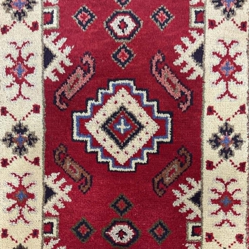 Handmade Indo Kazak Wool Rug 2' X 3' gallery