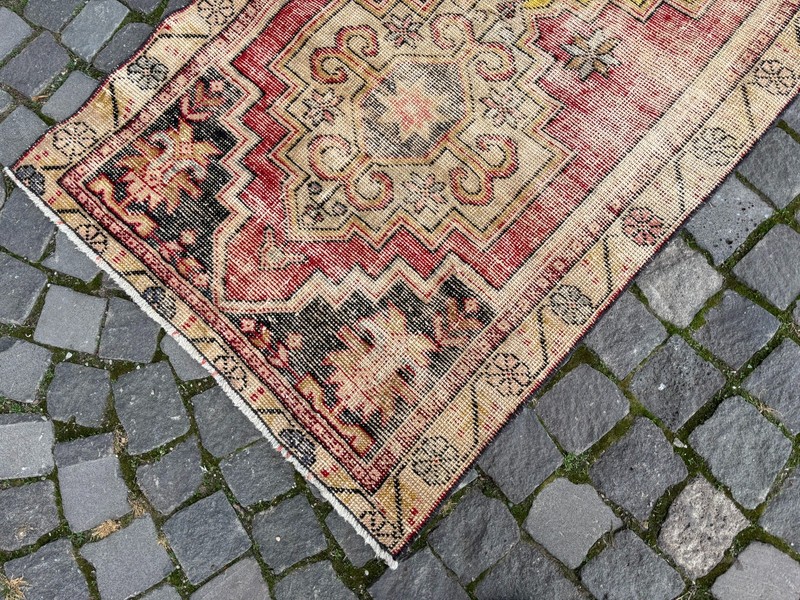 Wool rug, Bohemian rugs, Runner rug, Handmade rug, Turkish rug | 2,9 x 8,9 ft gallery