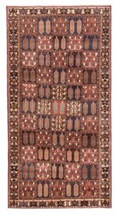 Traditional Vintage Hand-Knotted Carpet 4’10” x 9’6″ Wool Area Rug
