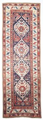 Late 19th Century Late 19th Century Antique Caucasion Akstafa Rug Runner-9’X3’3′
