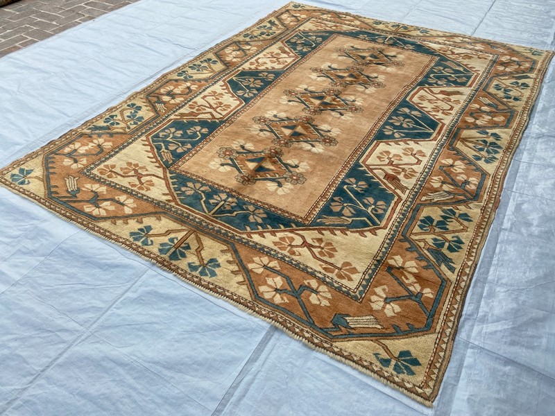7x9 ft Oriental Large Afghan Traditional Turkish Antique Oriental Turkmen Carpet gallery