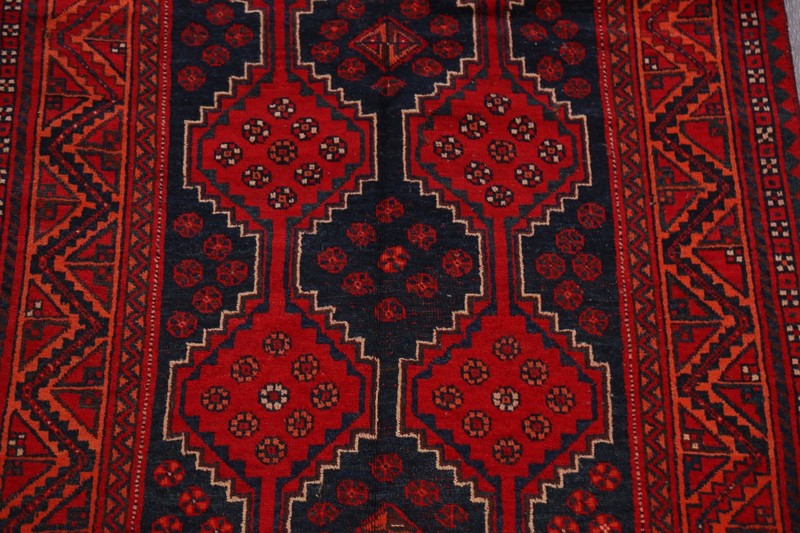 Antique Geometric Traditional Oriental Area Rug Hand-knotted Wool 5x10 Carpet gallery