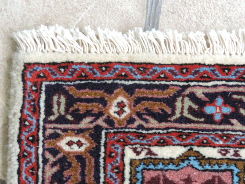 2x3ft. Handmade Ardebil Caucasian Wool Rug gallery