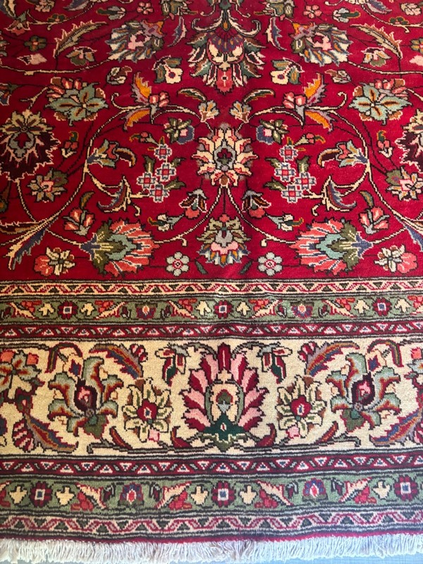 SIMI ANTIQUE. HAND MADE. 12X10. EXCELLENT CONDITION. FULL PILE.TAB.RIZ gallery