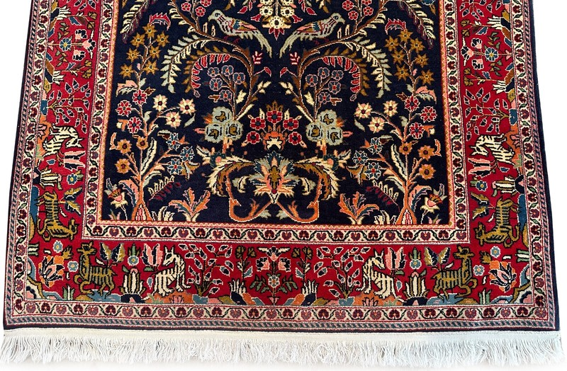 4x6 Antique Traditional Oriental Handmade Tree of Life Area Rug 117cm x 170cm gallery