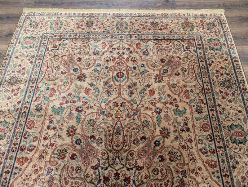 Karastan Rug 5.9 x 9, Ta'briz Medallion #900-909, Samovar Teawash, Wool gallery
