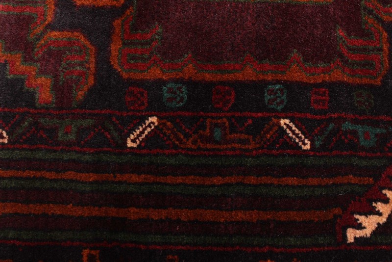 Vintage 3'9" x 6'8" Traditional Hand Knotted Vegetable Dye Wool Area Rug gallery