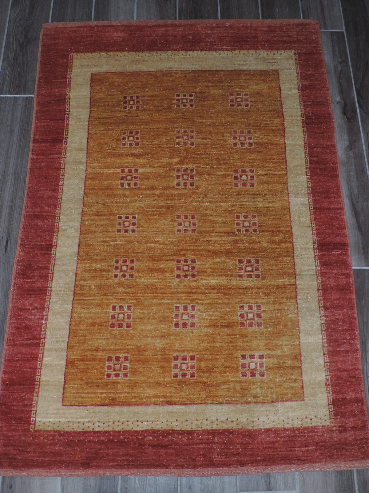 5x3ft. Afghan Chobi Wool Rug gallery