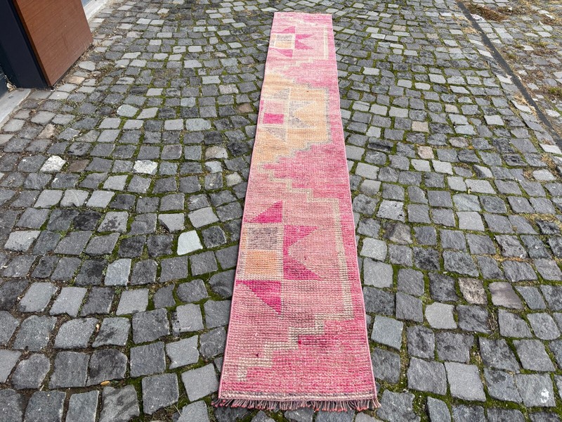 Runner rugs, Runner rug, Handmade, Turkish rug, Vintage, Wool rug | 1,4 x 10,2ft gallery