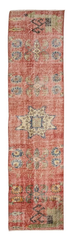 Vintage Runner,Oushak Rug,Floor Rug,2'2 X 9'5 feet Runner Rug,Turkish Runner gallery