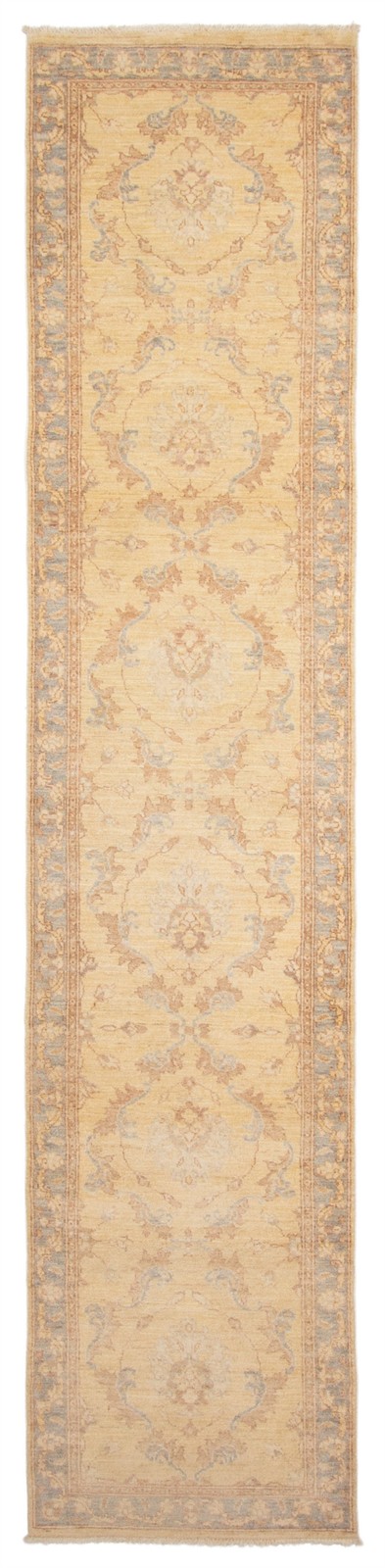 2'7" x 11'10" Vintage Hand-knotted Runner Rug Traditional Oriental Wool Carpet gallery